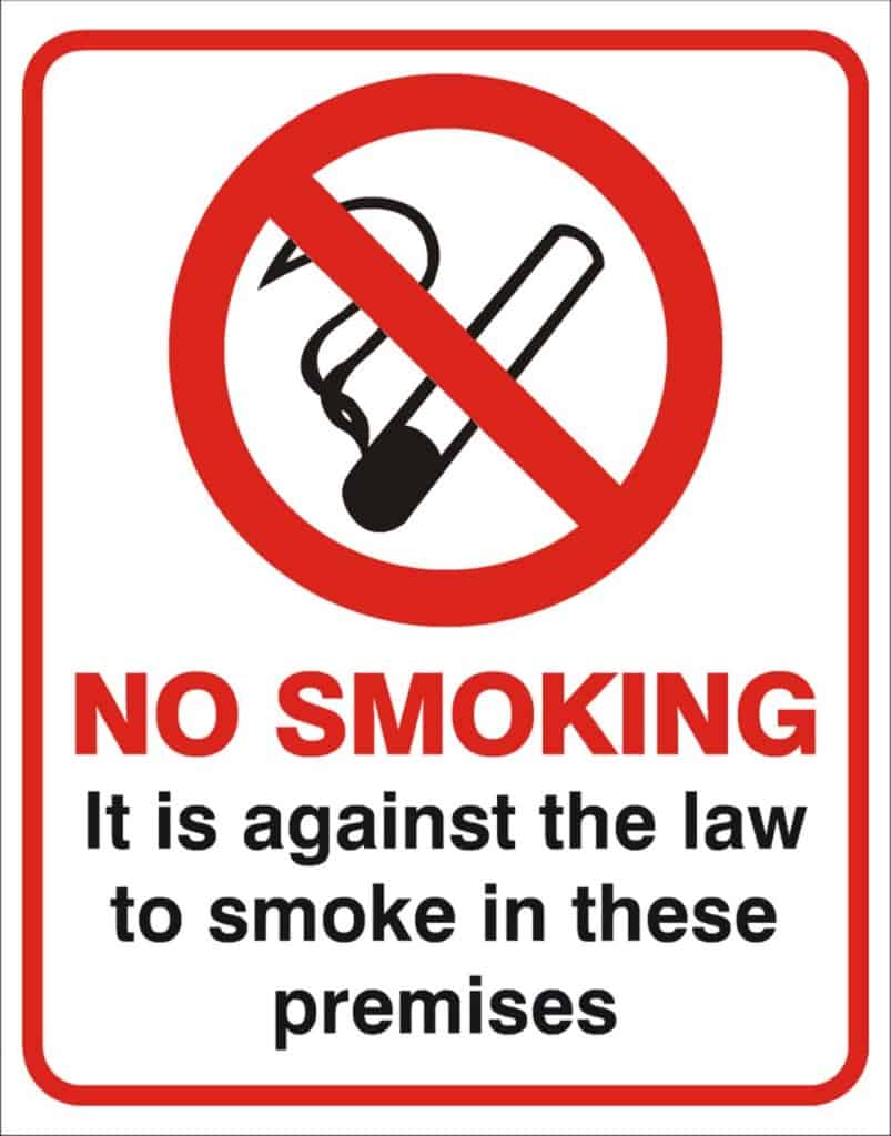 no-smoking-it-is-against-the-law-to-smoke-in-these-premises-sign