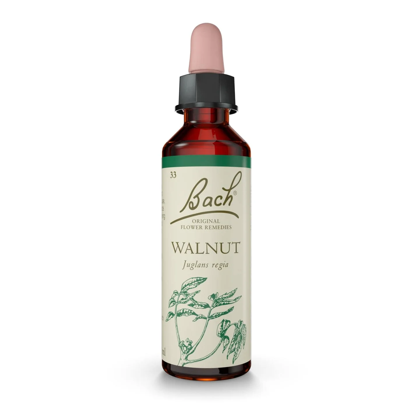 Bach Walnut bottle