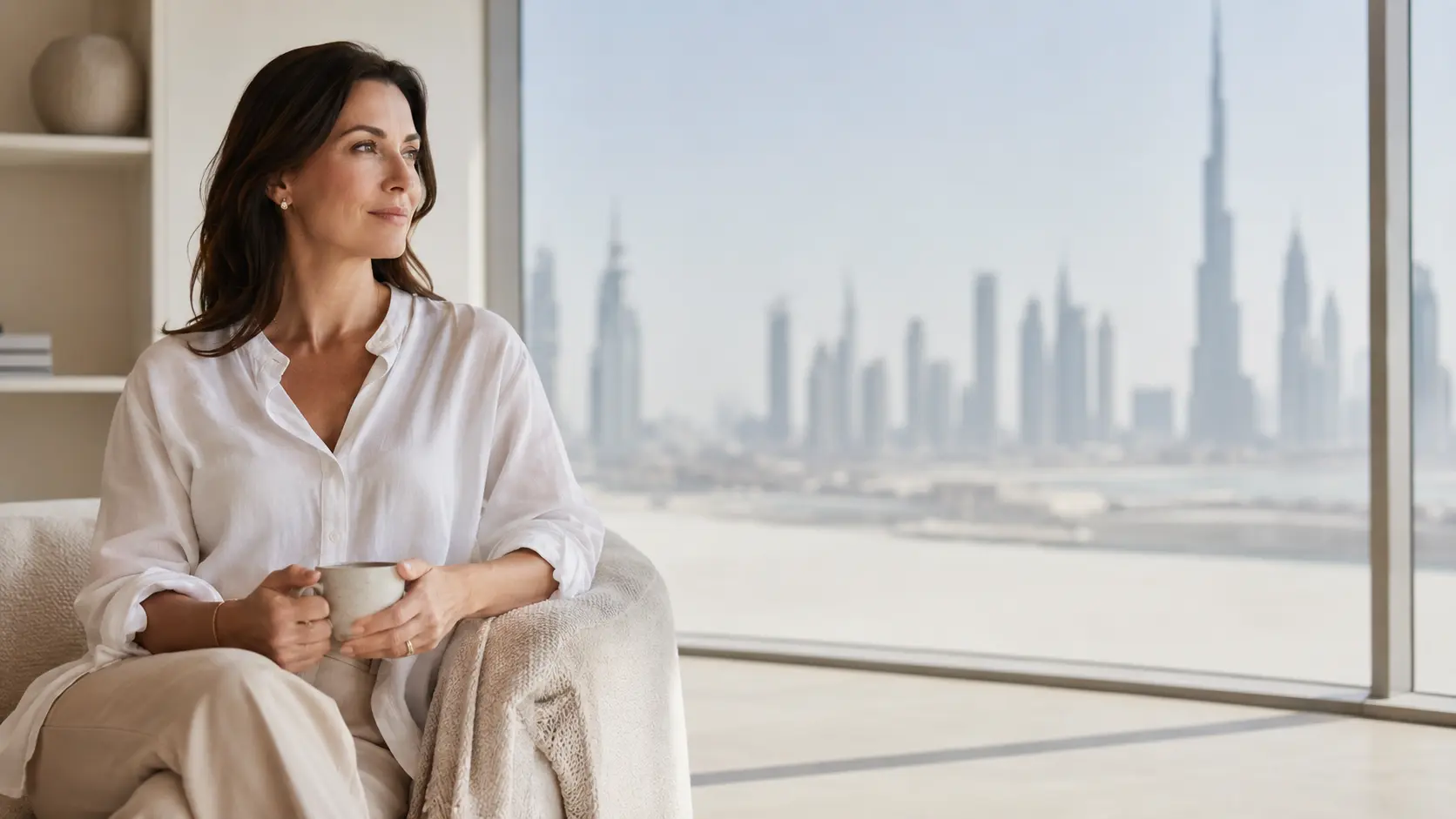 Allergy testing Dubai — woman in calm wellness setting representing the journey to finding answers
